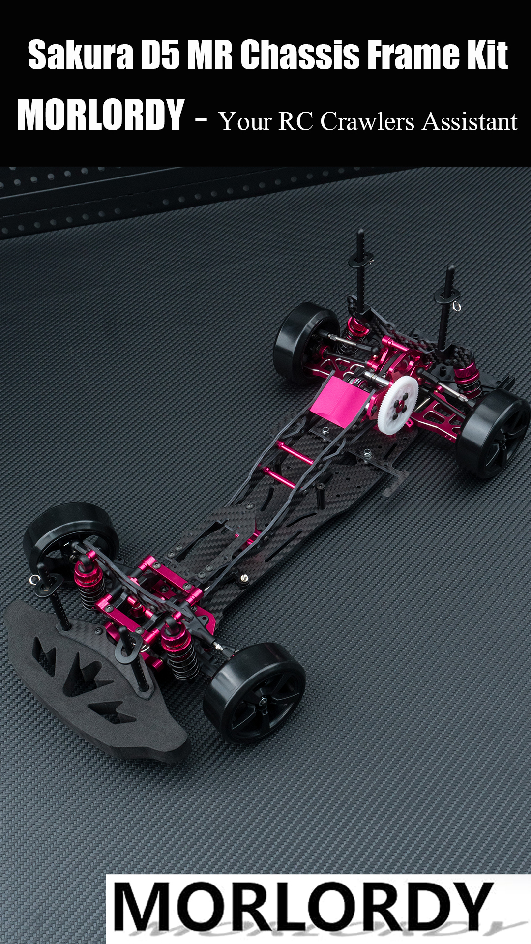 Amazon.com: MORLORDY Alloy Metal & Carbon Fiber RC Car Chassis